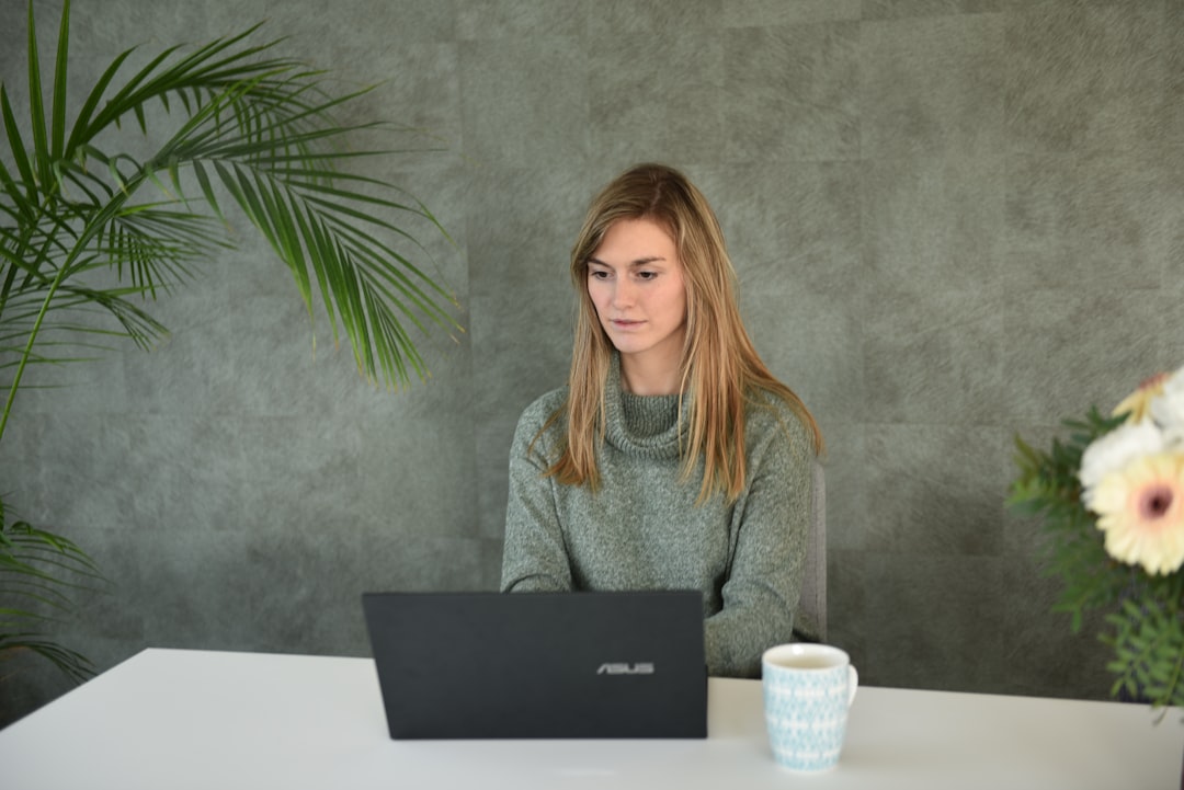 laptop screen business work