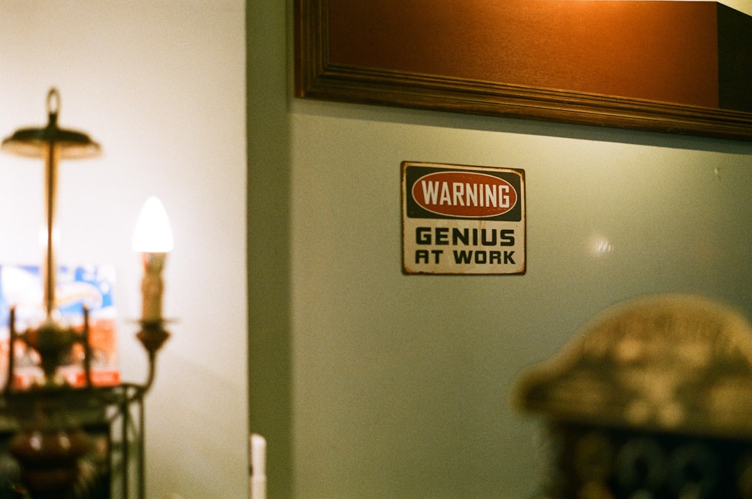 warning office worker